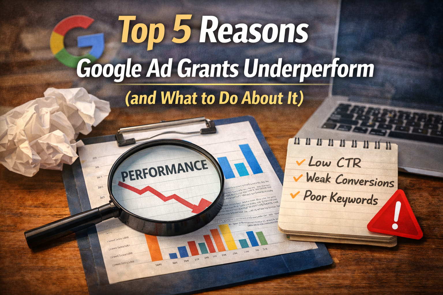 Top Reasons Google Grants Underperform
